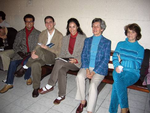 Parquia Assuno de Nossa Senhora: Guilherme, Marcelo, Mrcia, Nazareth e Regina
