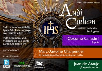 flyer de 'O Barroco Jesuta' - IHS / Audi Coelum