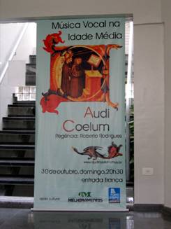 banner Msica Vocal na Idade Mdia - Parquia Santa Terezinha