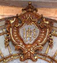 brasão com emblema dos jesuítas