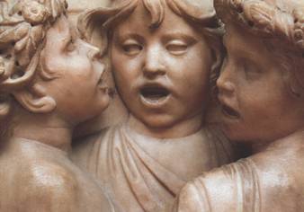 Cantoria (detalhe) / Luca della Robbia
