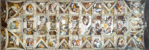 abóbada da Capela Sistina - Vaticano / Michelangello