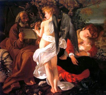 Descanso na fuga para o Egito - Caravaggio