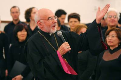 Dom Vartan, concerto Catedral Armnia - foto: Luis Fernando Carbonari