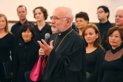 Dom Vartan, concerto Catedral Armnia - foto: Luis Fernando Carbonari