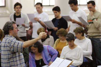 Auditrio do Colgio Sion / ensaio - foto: Luis Fernando Carbonari