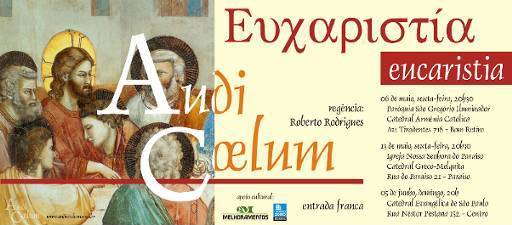 cartaz do programa 'Eucaristia' - Maio de 2005