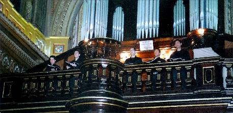 concerto - Santurio do Sagrado Corao de Jesus: tenores no coro