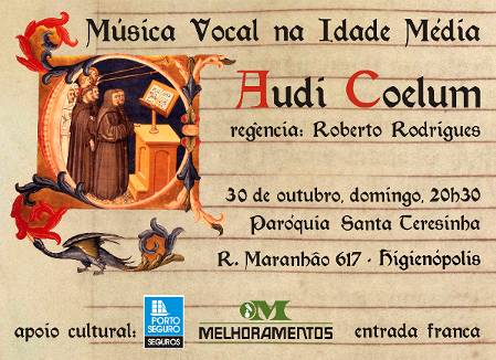 Música Vocal na Idade Média / Audi Coelum