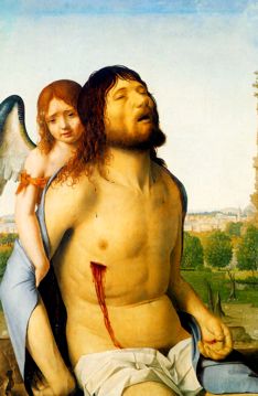 Messina: Cristo morto sustentado por um anjo