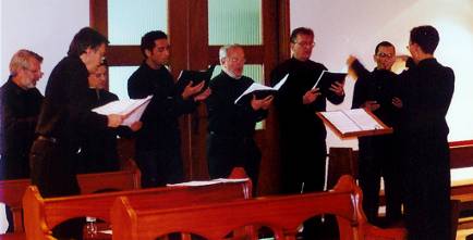 concerto - Capela do Colgio Maria Imaculada: cantocho, no coro