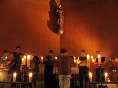 ensaio Messe de Notre Dame / Machaut - Capela do Colgio Maria Imaculada