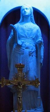 imagem de Santa Cecília, altar-mor