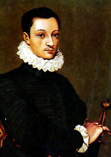 retrato de So Lus Gonzaga - jovem