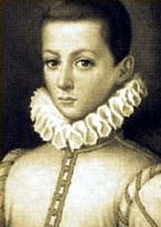 retrato de São Luís Gonzaga - criança