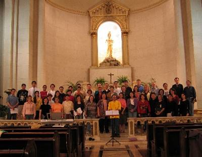 ensaio na Capela do Colgio Nossa Senhora de Sion