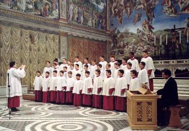Coro Papal na Capela Sistina - Vaticano